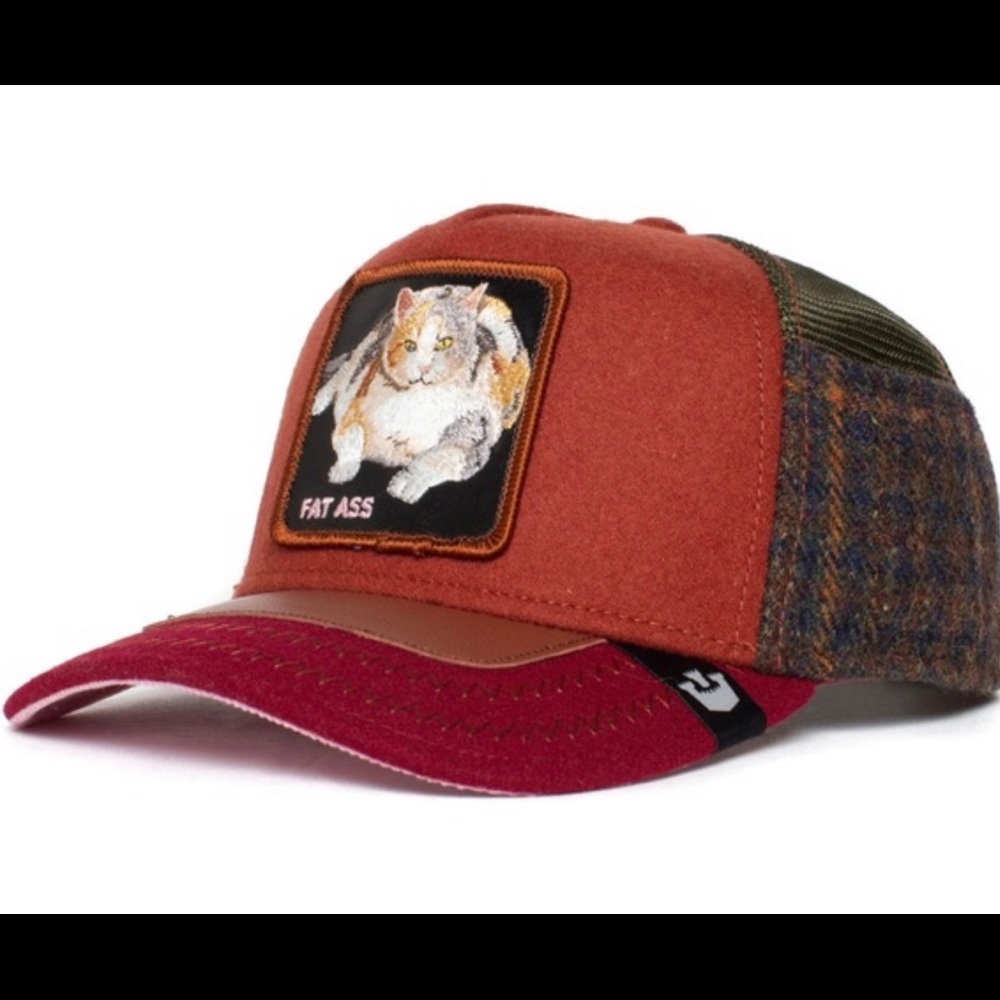 Exclusive Goorin Drop! Fatass has a flannel pocket, original sticker!